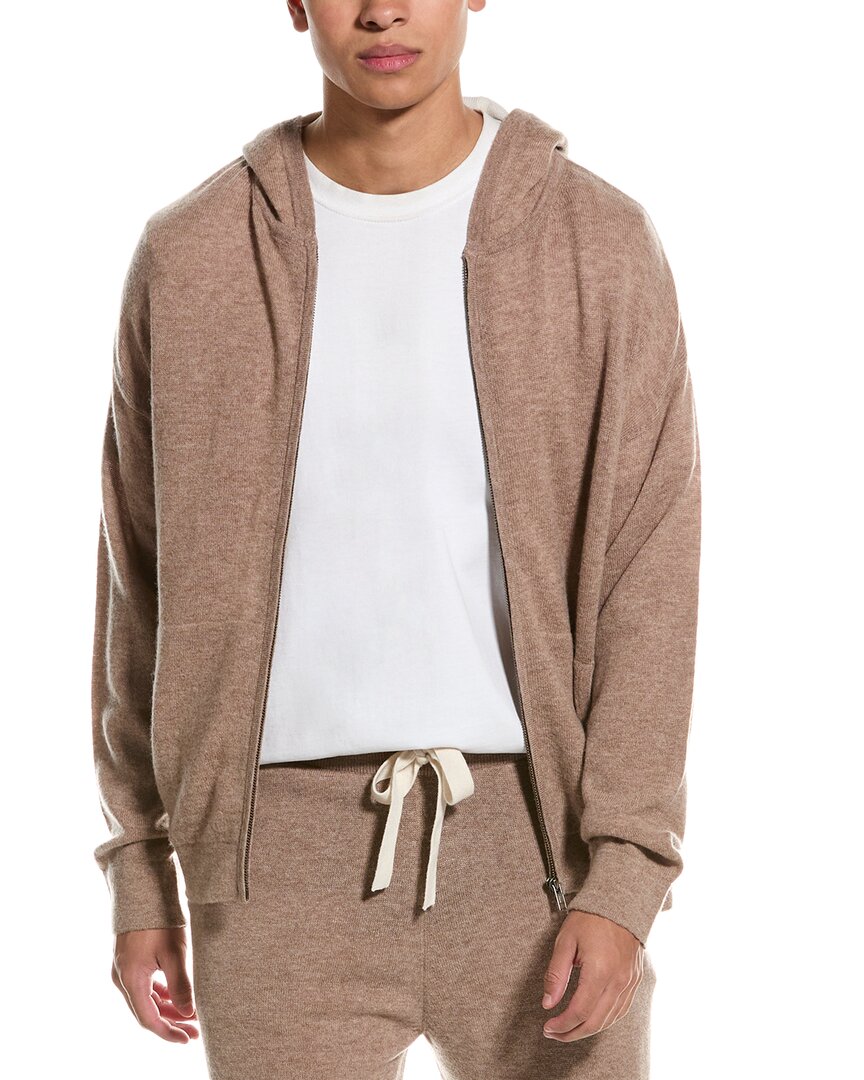Brodie Cashmere Wool & Cashmere-blend Zip Hoodie