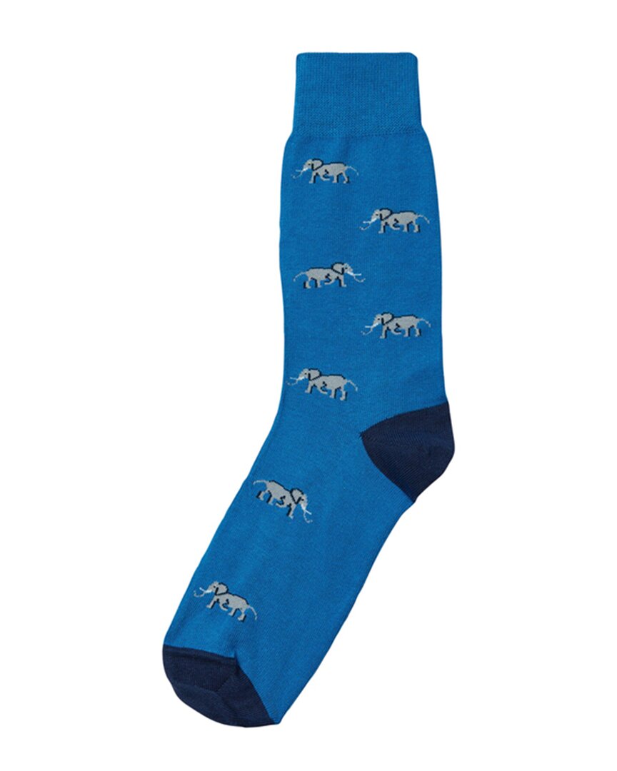 Charles Tyrwhitt Design Sock In Blue