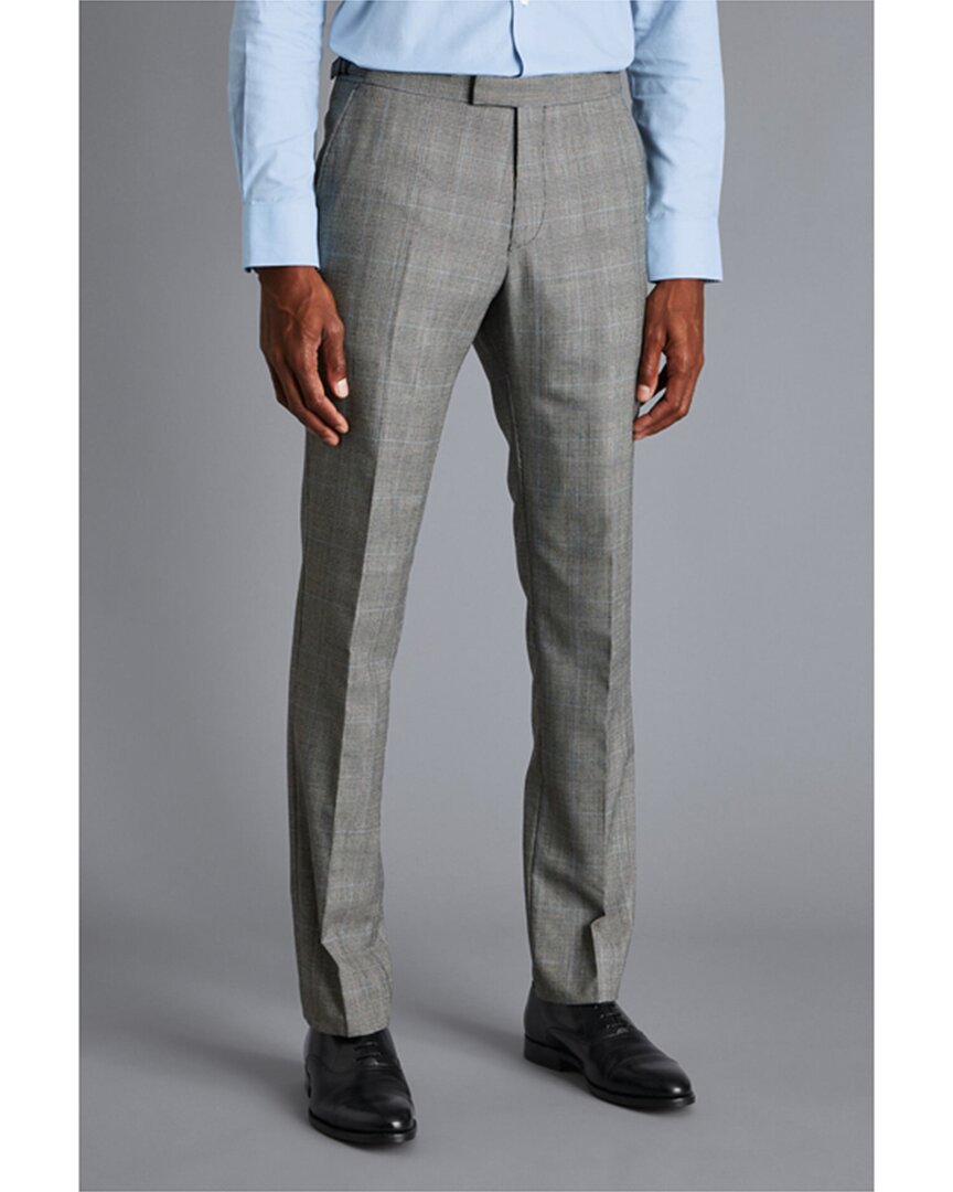 Shop Charles Tyrwhitt Slim Fit British Luxury Wool Suit Trouser