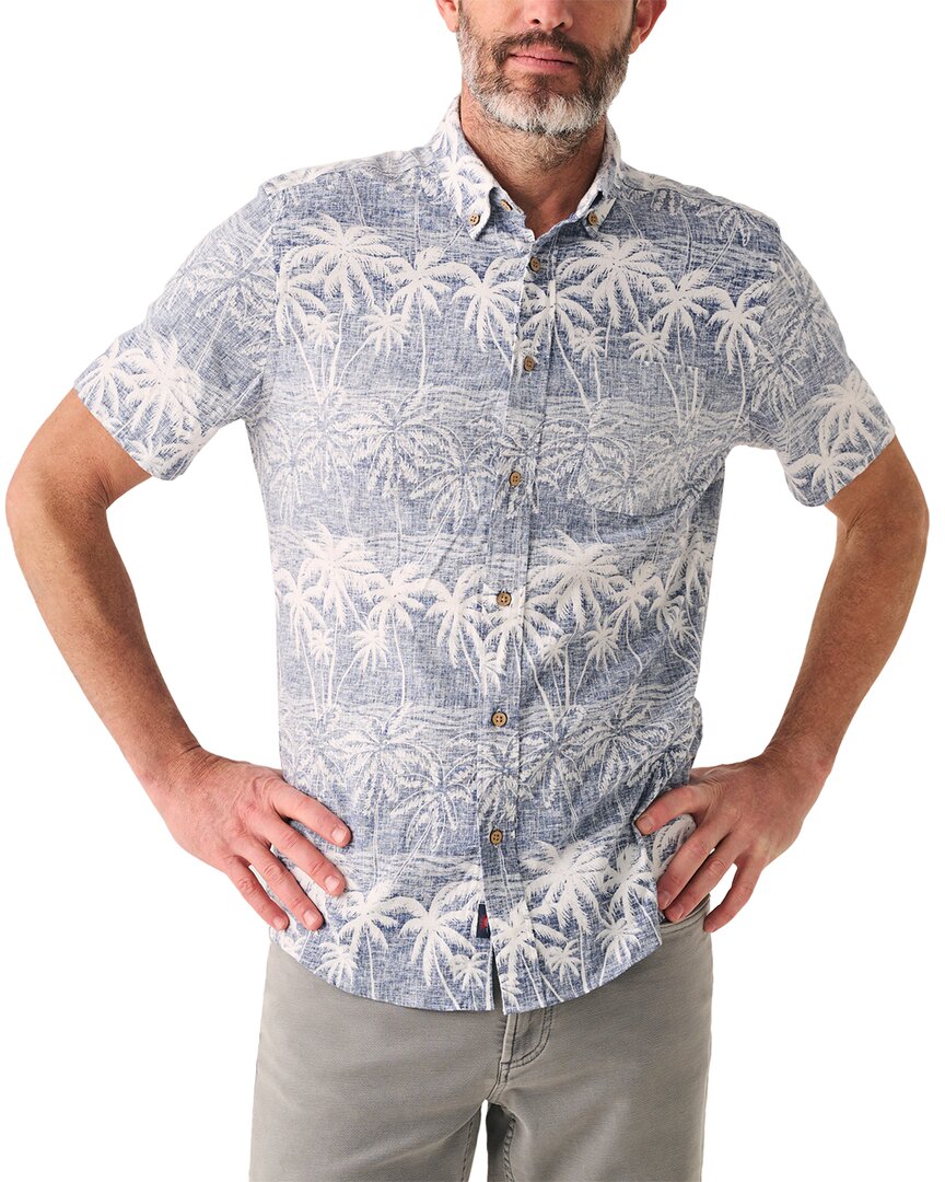 Faherty Breeze Shirt In Blue