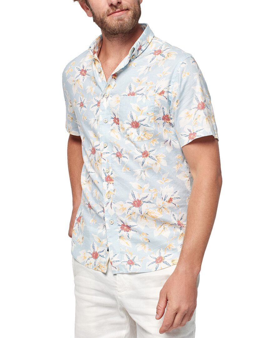 Faherty Breeze Shirt In White