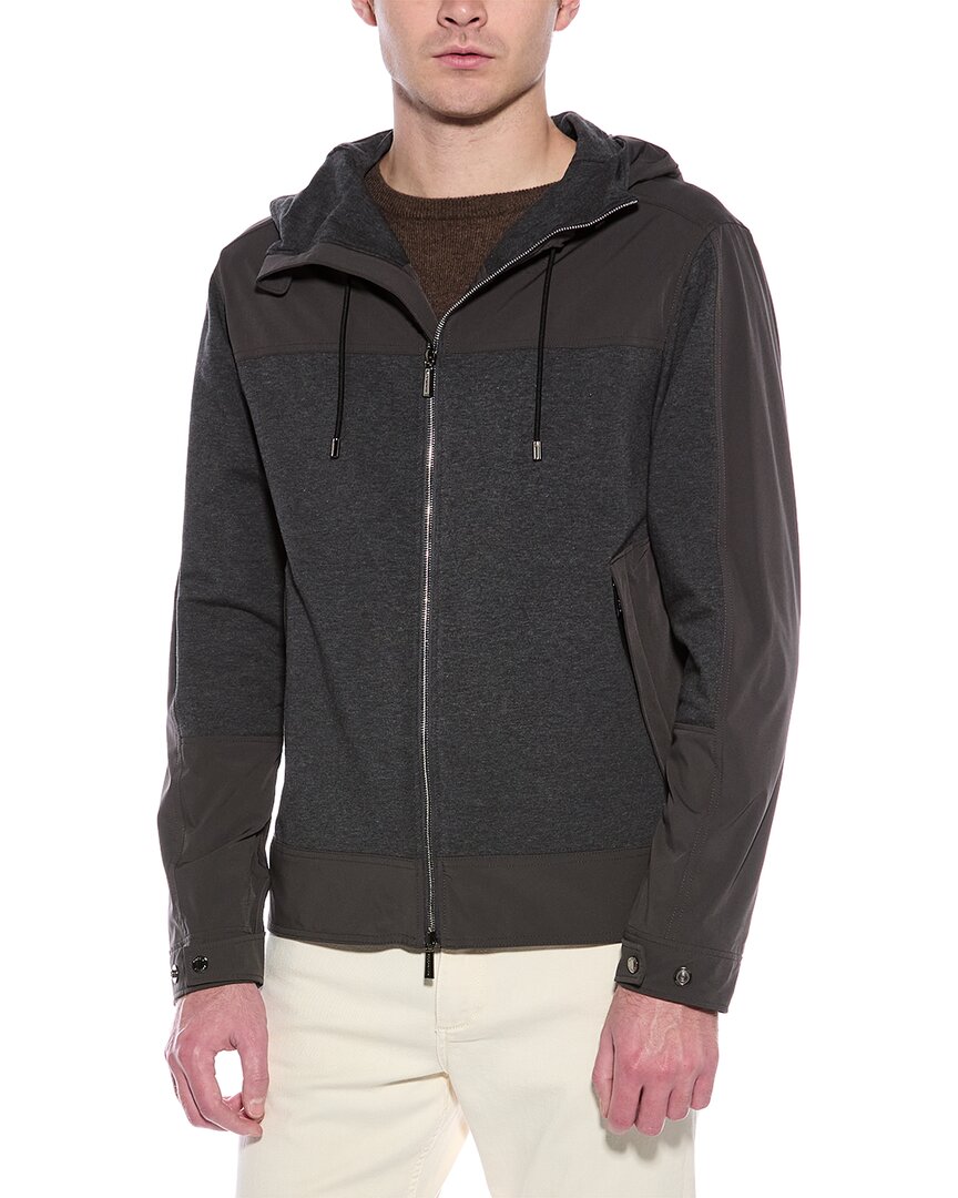 Moorer Isozaki Bomber Jacket In Gray