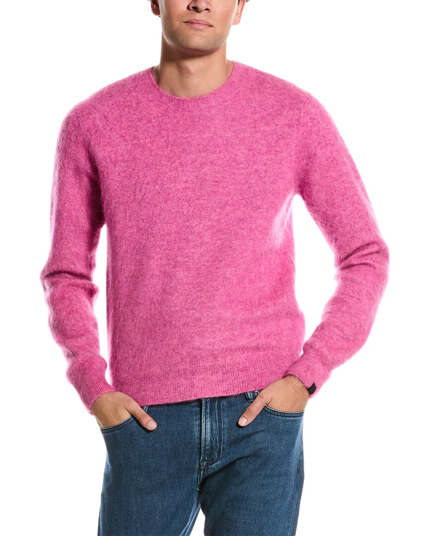 Shop Rag & Bone Dillon Mohair & Wool-blend Sweater In Pink