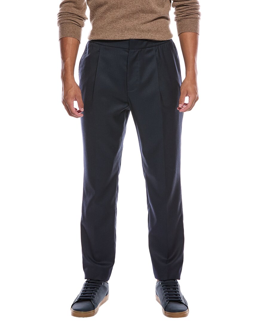 Officine Generale Officine Générale Drew Wool Pant In Blue