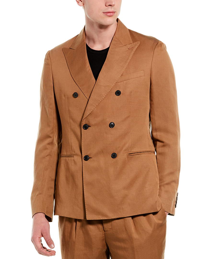 Image of Reiss Alabama Linen-Blend Blazer