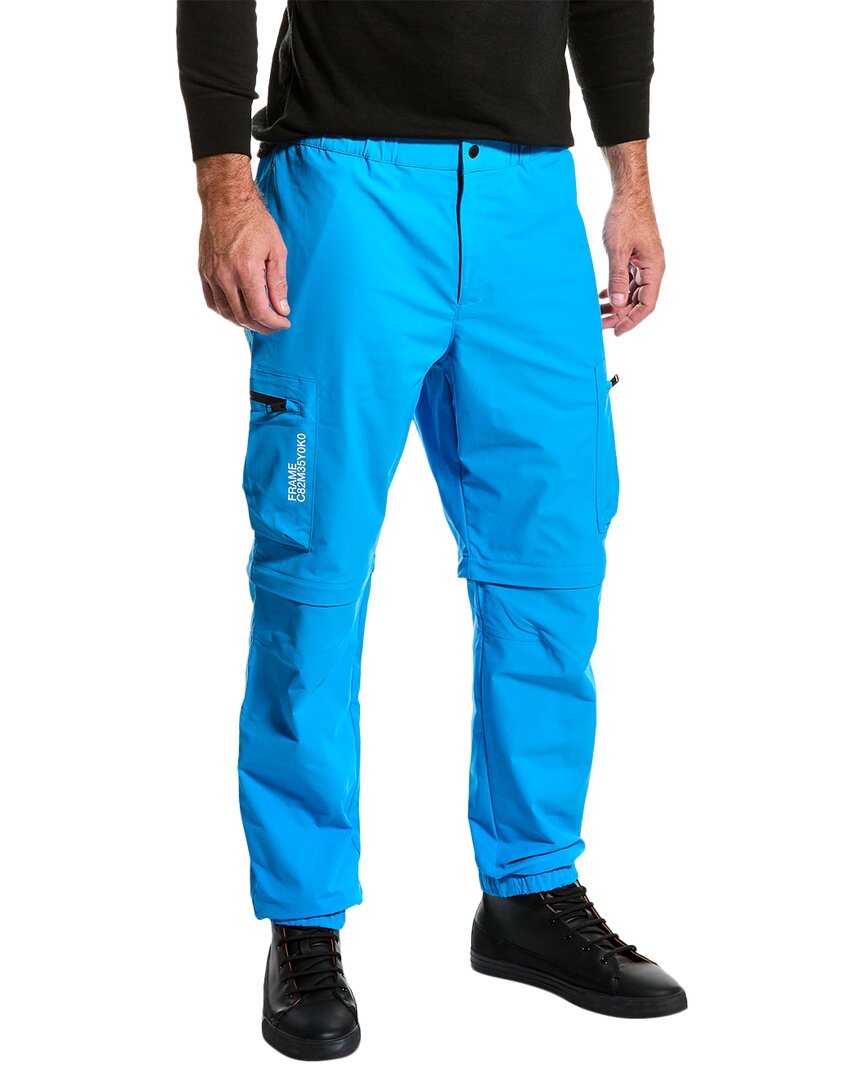 Shop Frame Denim Convertible Tech Trouser In Blue