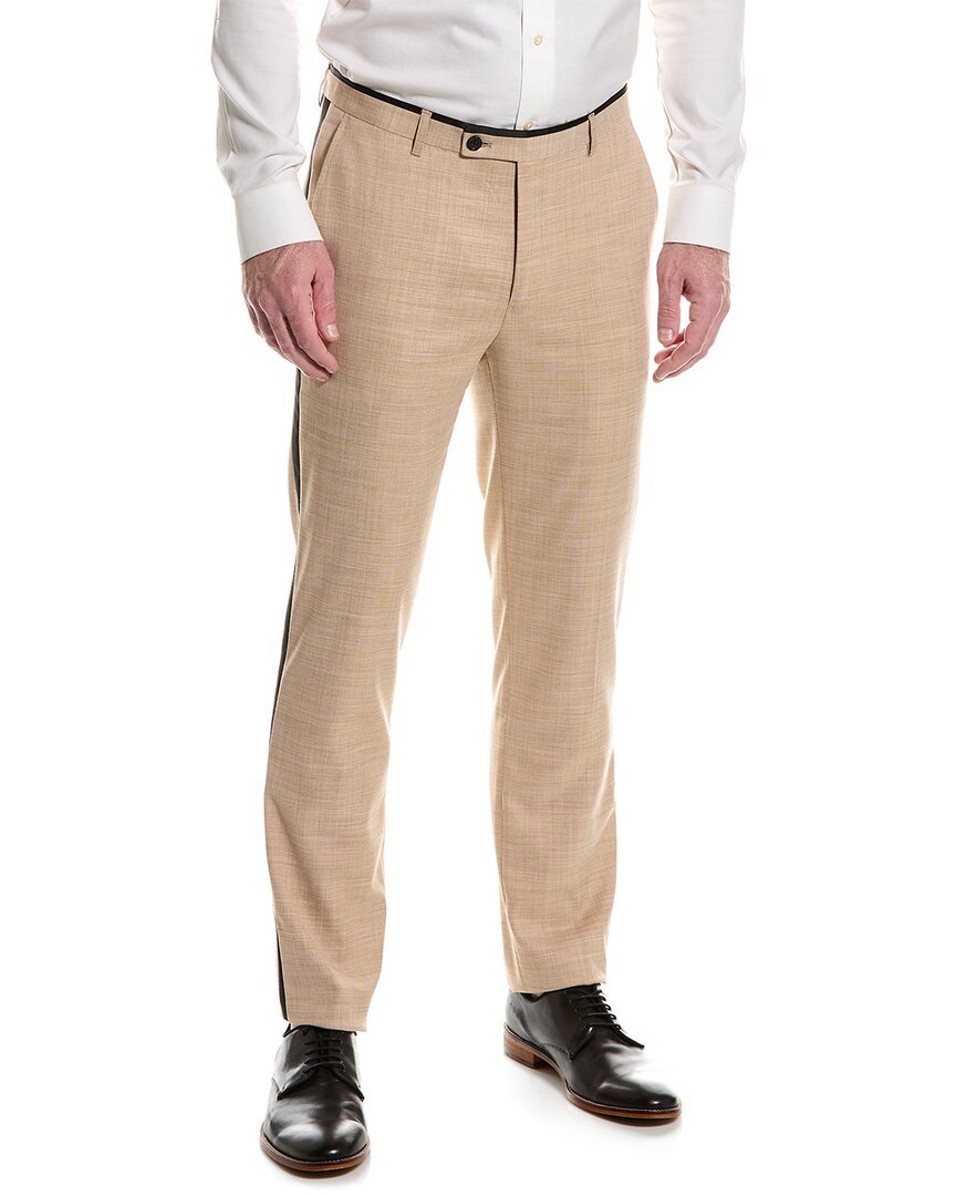 Shop Paisley & Gray Sloan Slim Fit Tux Pant In Brown