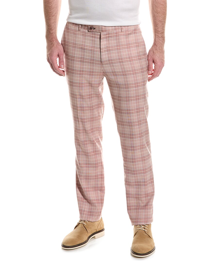 Shop Paisley & Gray Downing Slim Fit Pant In Pink
