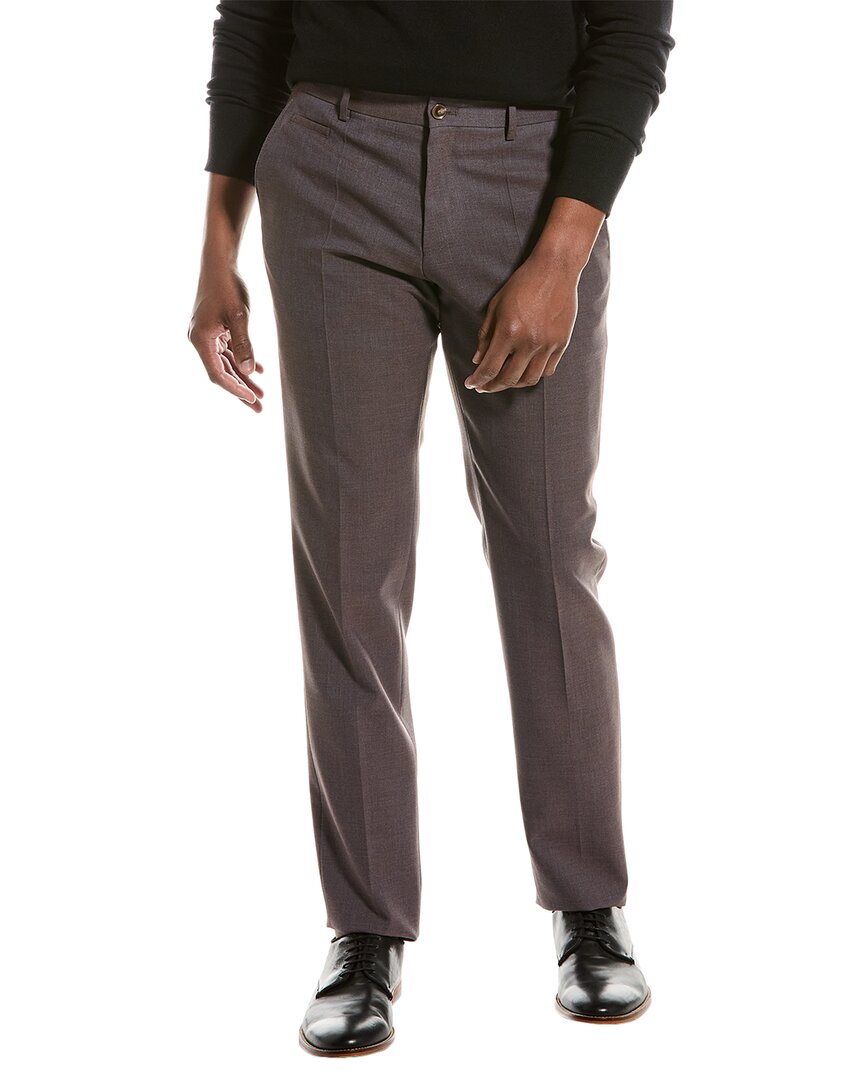 Hugo Boss Kaito Flat Front Trousers In Blue