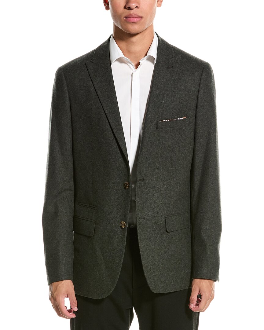 Paisley & Gray Ashton Slim Fit Wool-blend Jacket In Grey