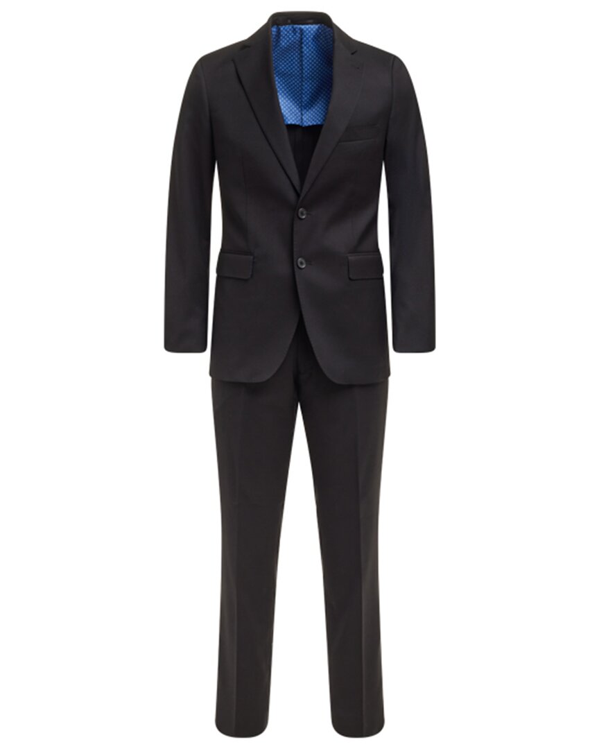 Shop Alton Lane Mercantile Tailored Wool-blend Suit In Black
