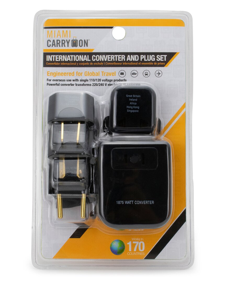 Miami Carryon Step Down Converter And Plugs Set