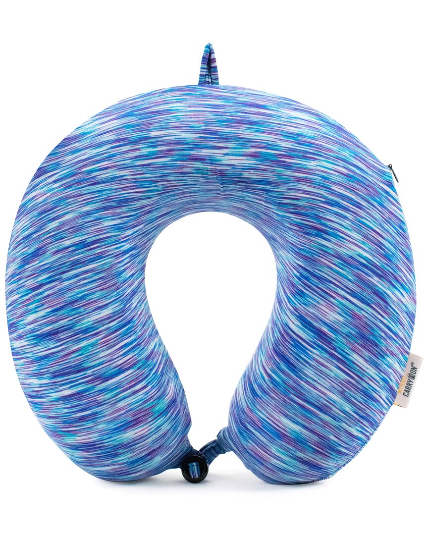 Miami Carryon Space Dye Travel Neck Pillow In Blue
