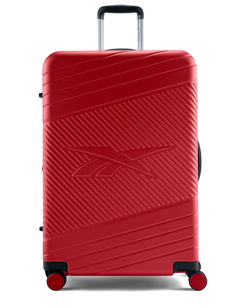 Reebok Go Collection Expandable 28in Large Size Luggage In Red