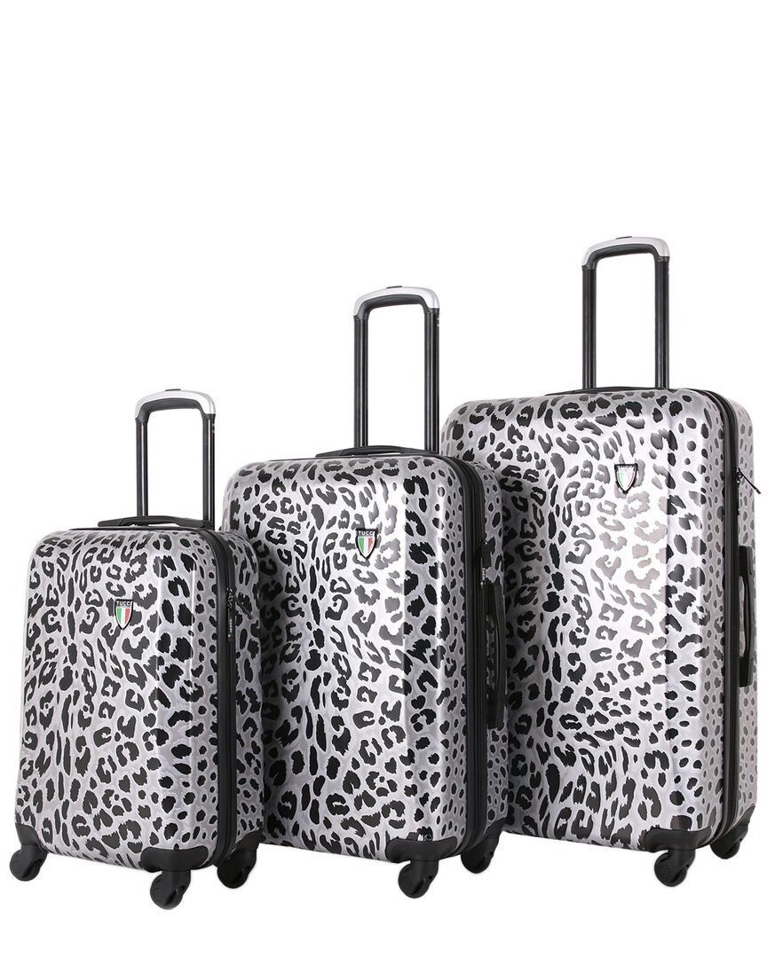Tucci Winter Leopard 20in Expandable Carry-on