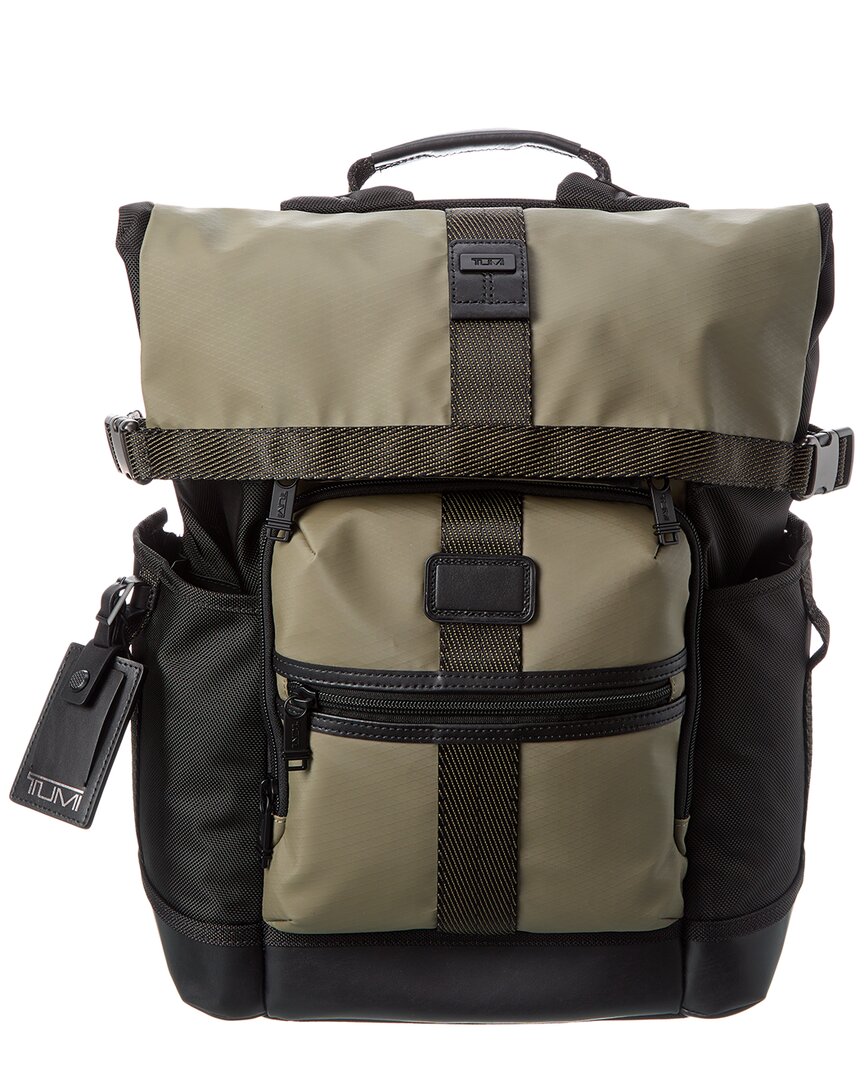 Tumi Marshal Roll Top Backpack In Green