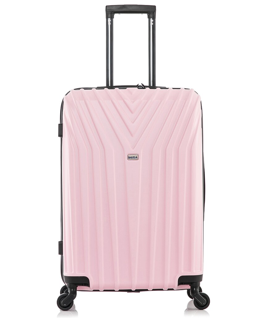 Inusa Vasty Lightweight Hardside Spinner 24in In Pink