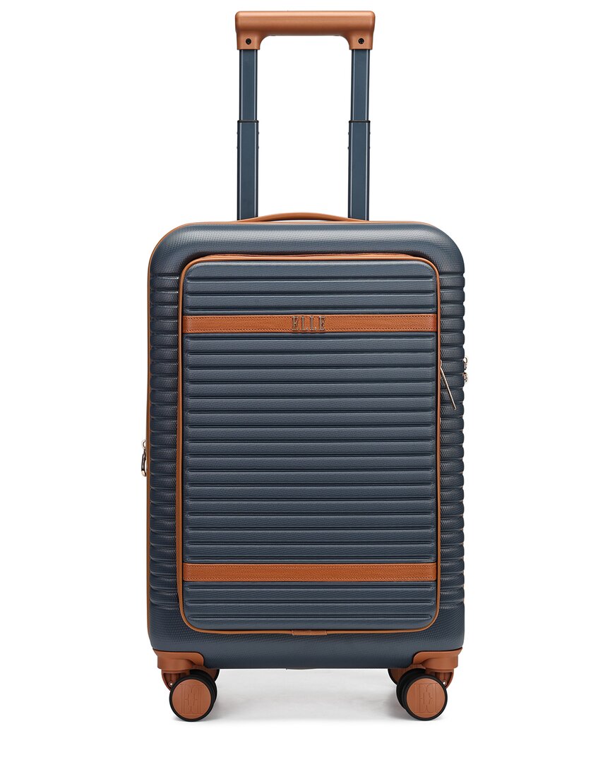 Elle Escape Expandable Carry-on Suitcase With Fron