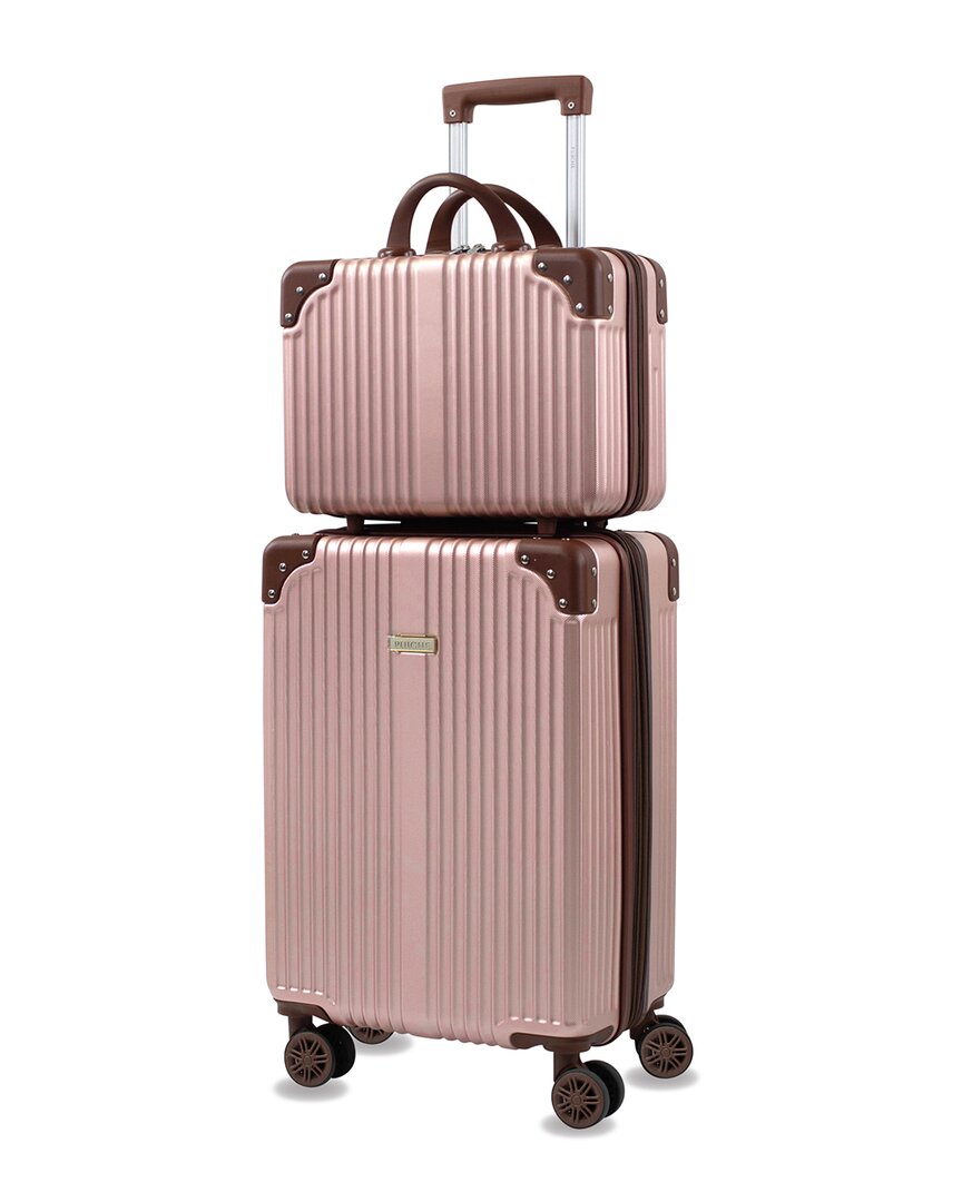 Puiche Tresor 2pc Luggage Set In Gold