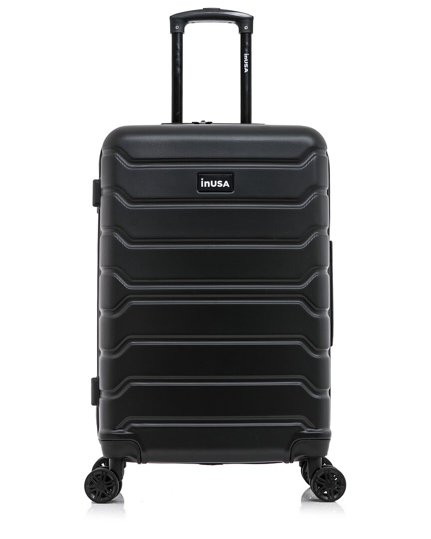 Inusa Trend Lightweight Hardside Luggage 24in In Black