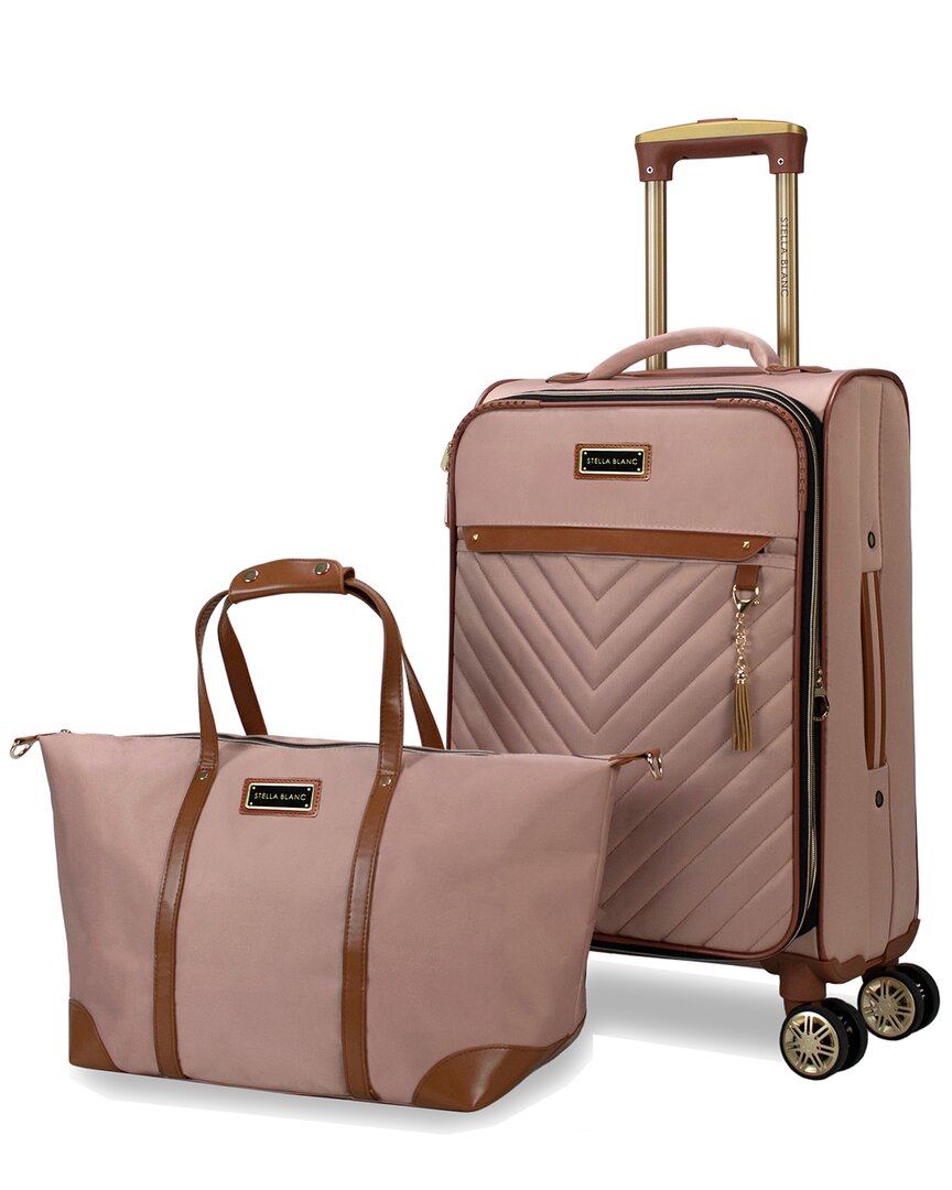 Stella Blanc Belle 2pc Softside Carry-on & Tote