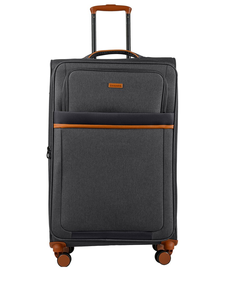 Champs Classic Ii 3pc Expandable Luggage Set In Gray