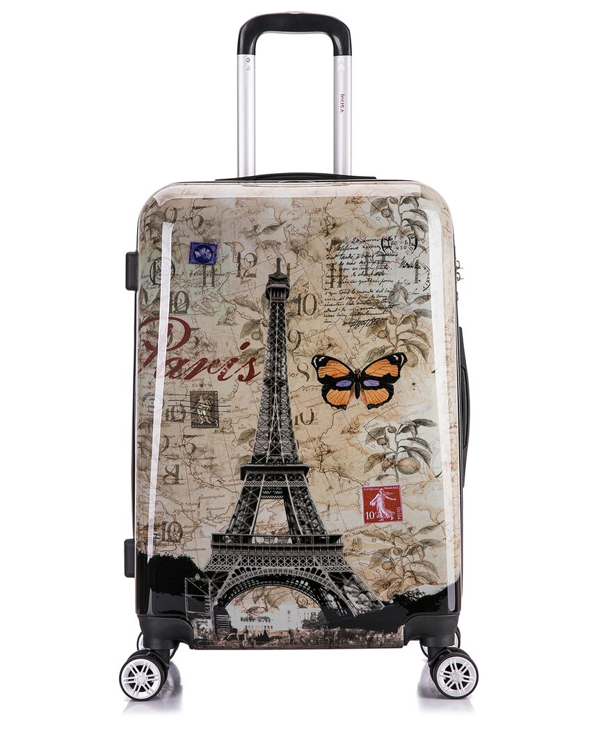 Inusa Paris Prints Lightweight Hardside Spinner 24 Inch