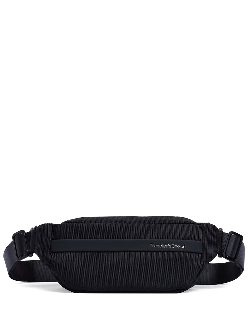 Traveler's Choice Belfast Sling Bag In Black