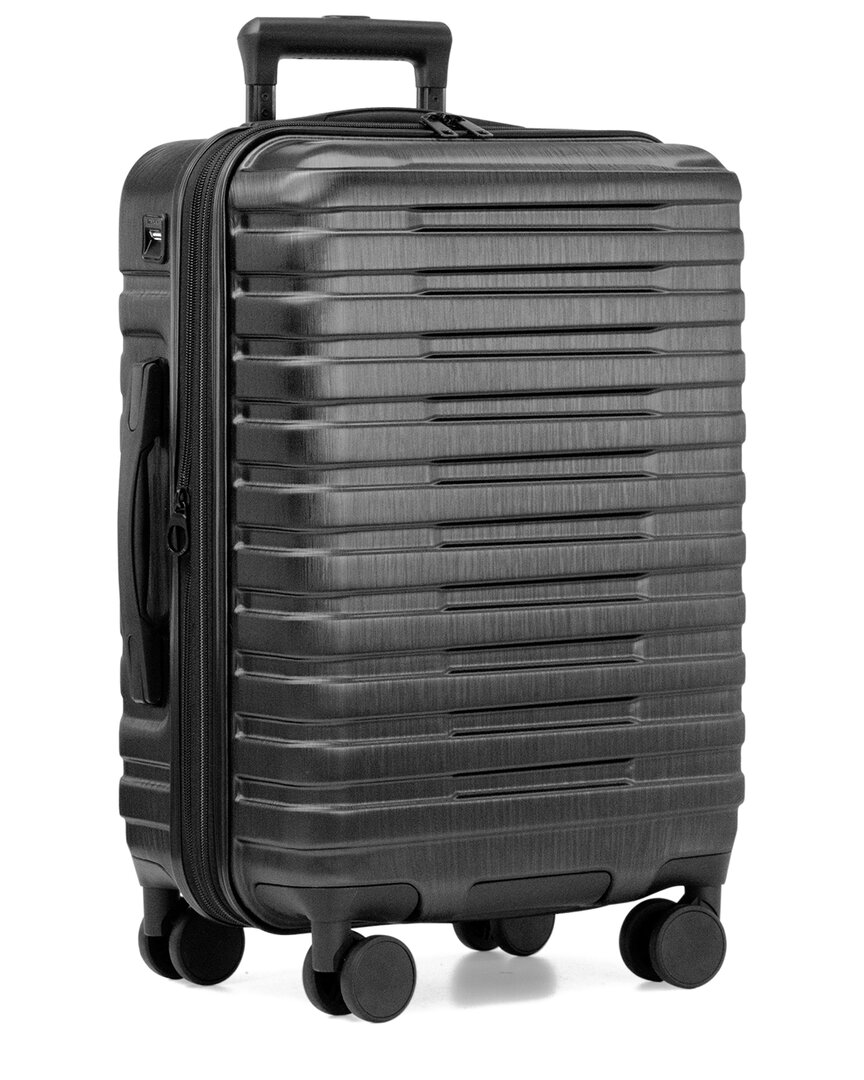 Traveler's Choice Us Traveler Boren Expandable Large Hardside Luggage In Black