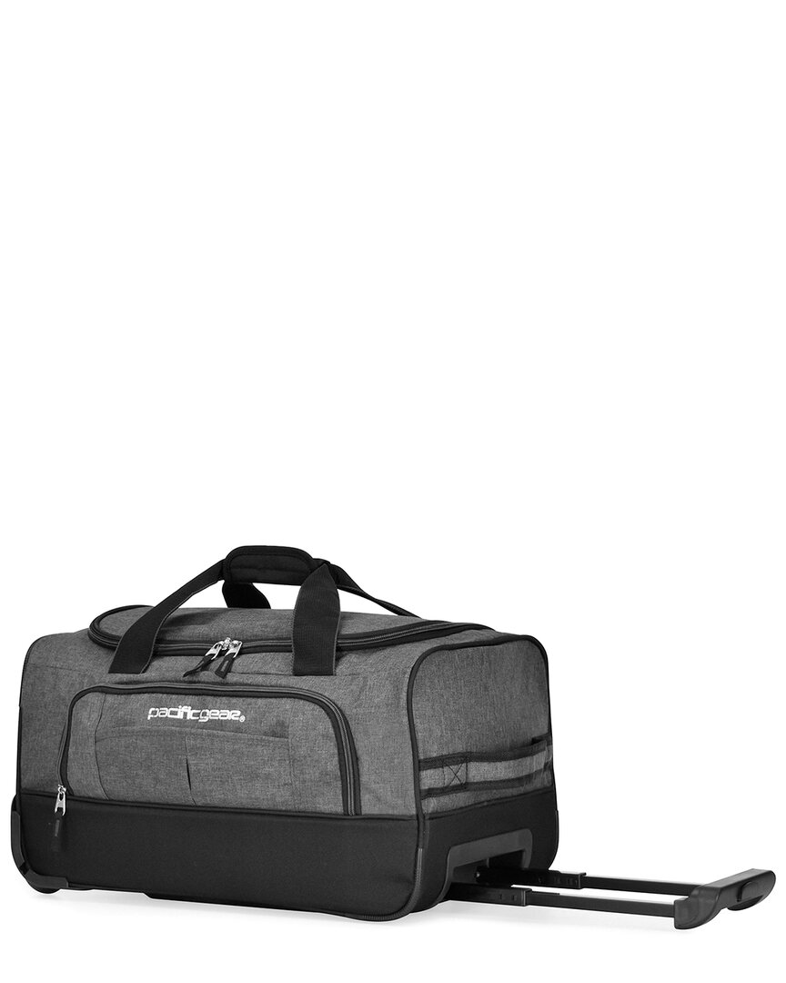 Traveler's Choice Pacific Gear Pacific Gear Rolling Duffel Bag In Gray