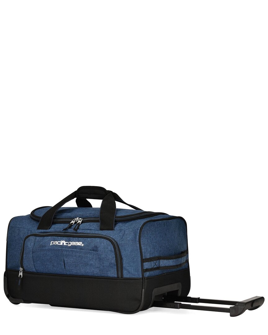 Traveler's Choice Pacific Gear Pacific Gear Rolling Duffel Bag In Blue