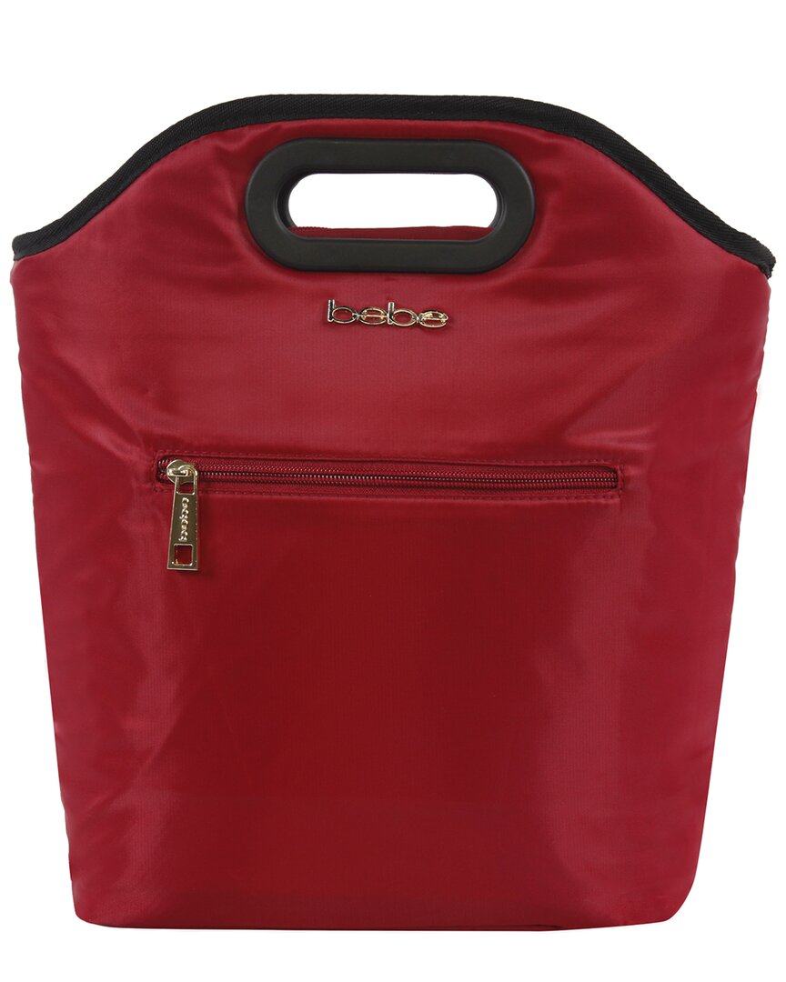 Bebe Tanya Lunch Tote In Red