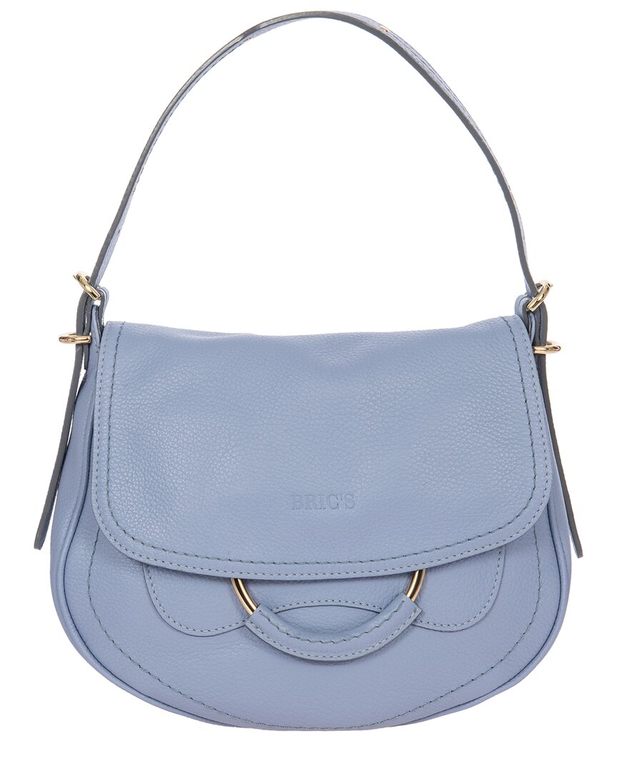 Bric's Gondola Stella Medium Leather Bag In Blue