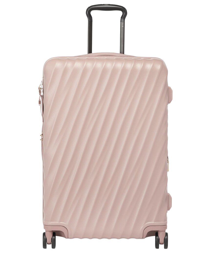 Tumi 19 Degree Leather-trim St Expandable 4 Wheel Packing Case In Pink