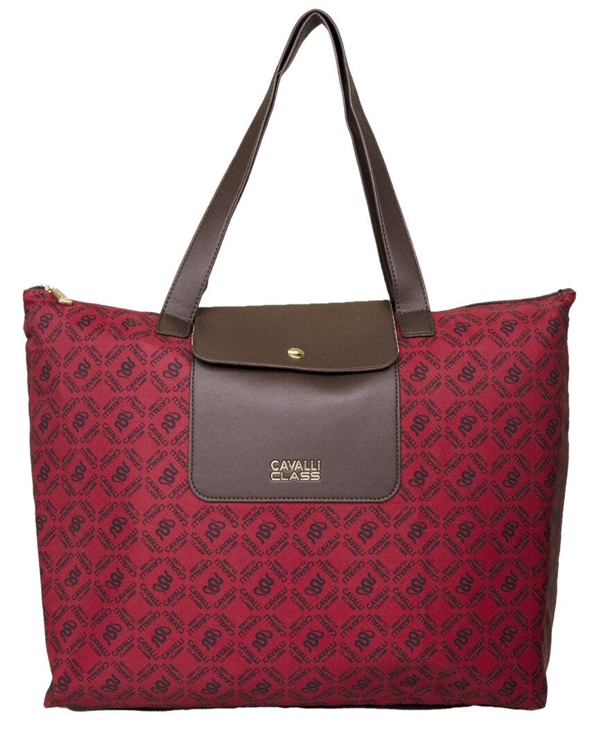Cavalli Class Large Tote In Red