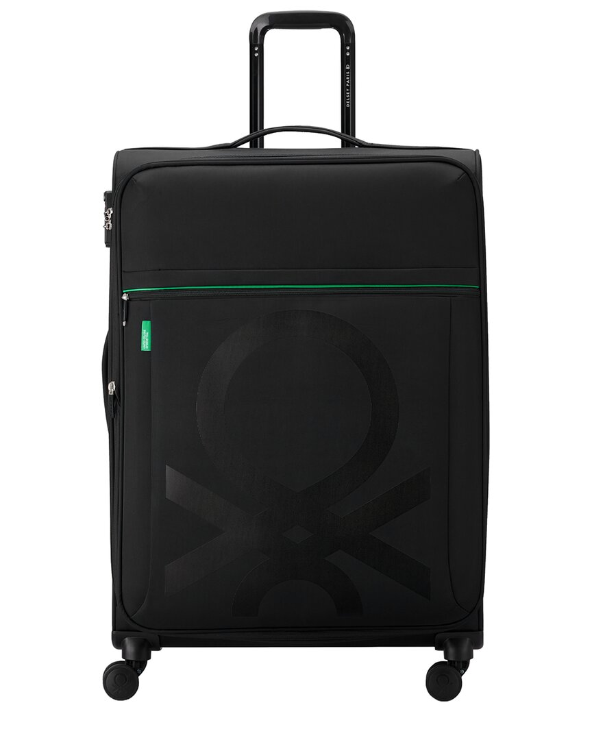 Benetton Color Block Expandable Large Softside Luggage