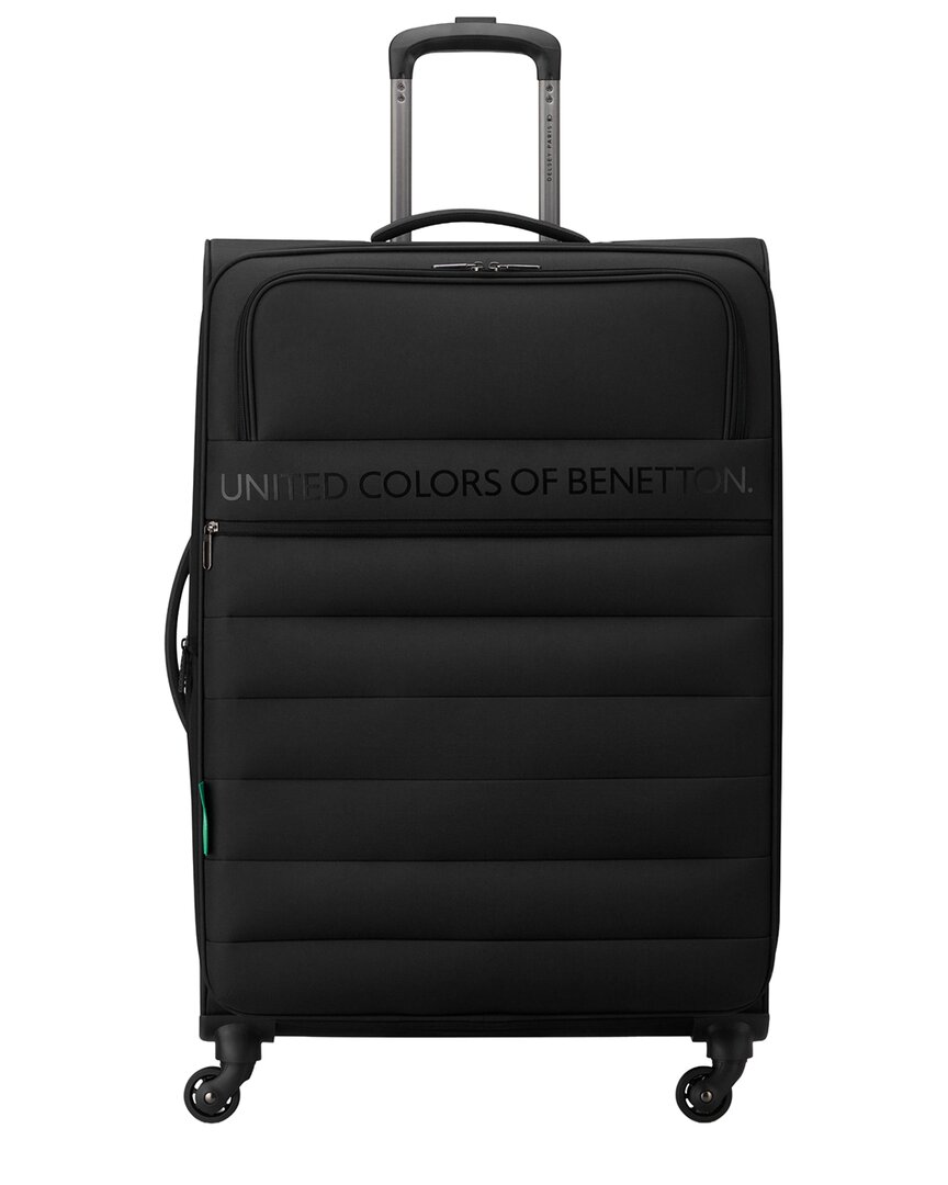 Benetton Ribbed Soft Expandable Large Softside Luggage