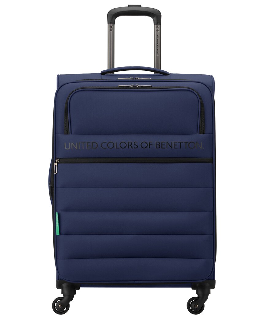 Benetton Ribbed Soft Expandable Large Softside Luggage
