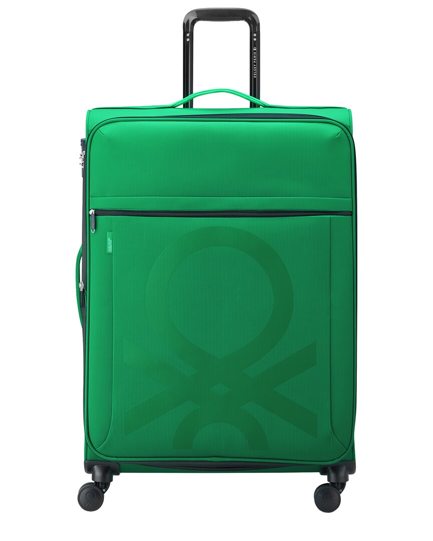 Benetton Color Block Expandable Large Softside Luggage