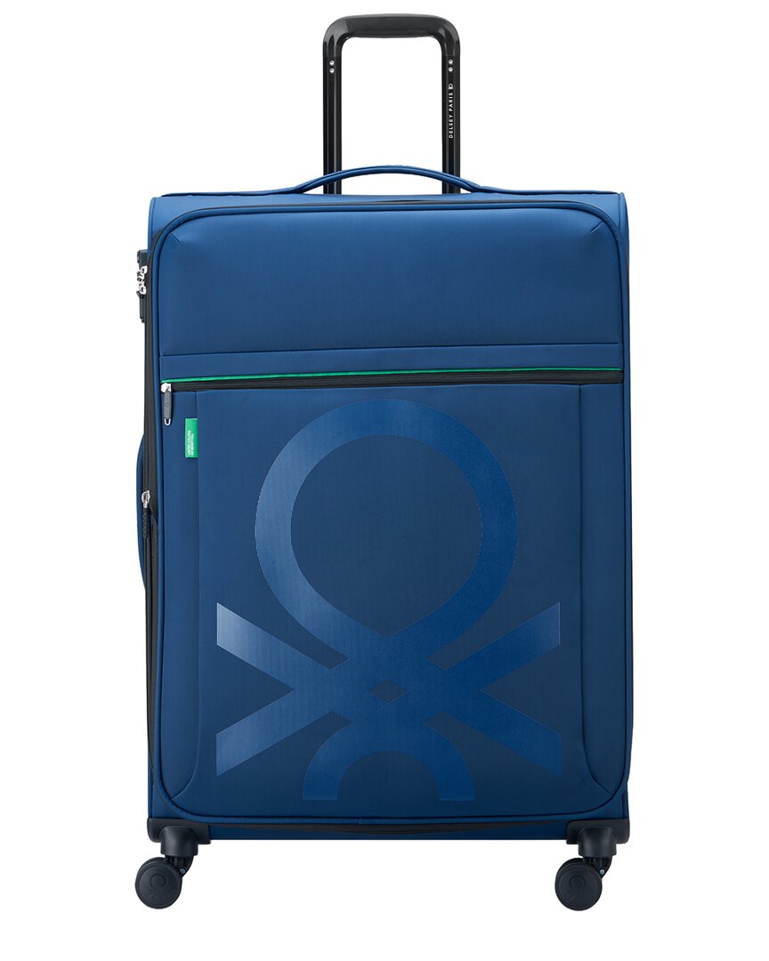 Benetton Color Block Expandable Large Softside Luggage