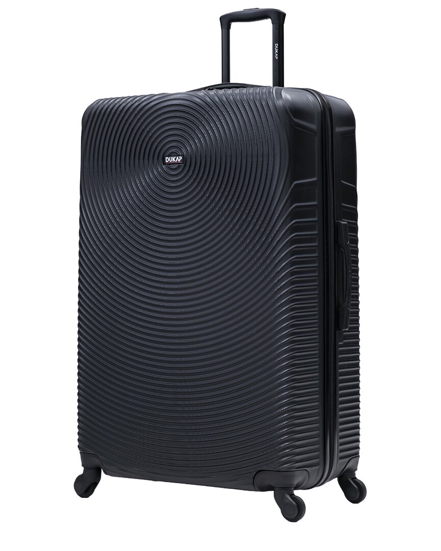 Dukap Inception Lightweight Hardside Spinner Suitcase In Black