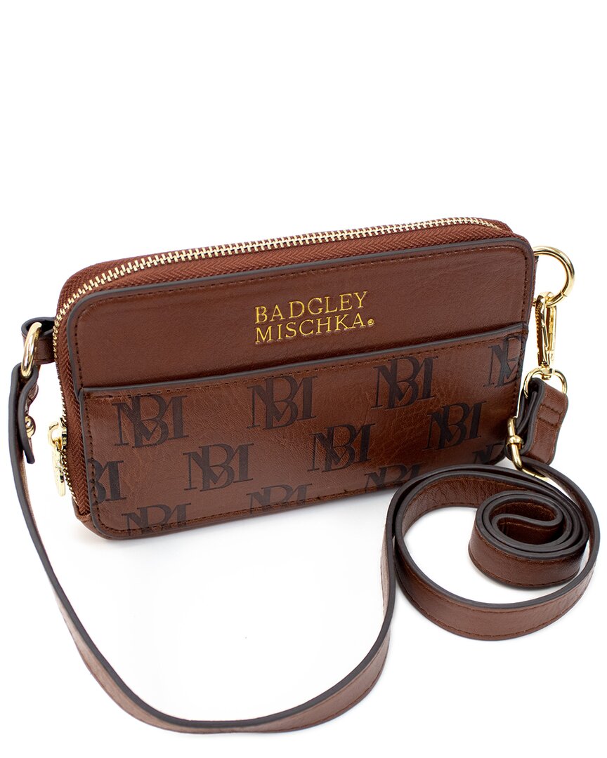 Shop Badgley Mischka Madalyn Travel Fanny Pack In Brown