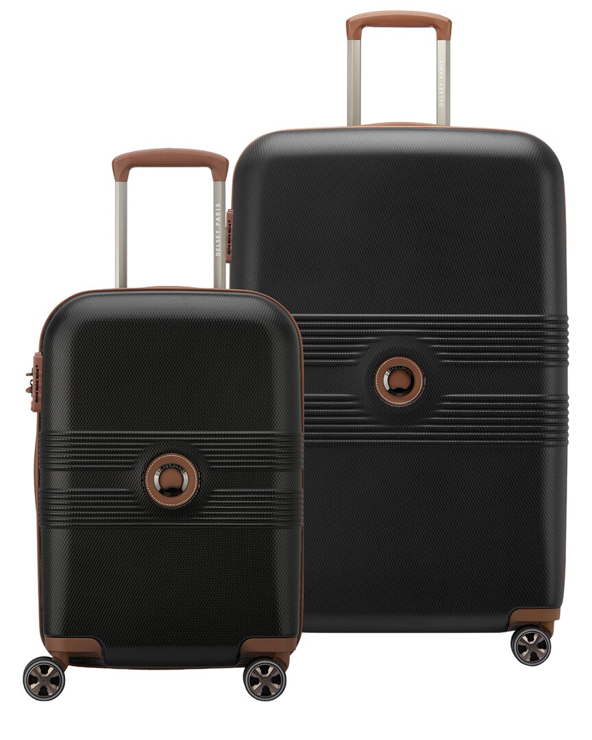Delsey Paris 2pc Flanerie Luggage Set In Black