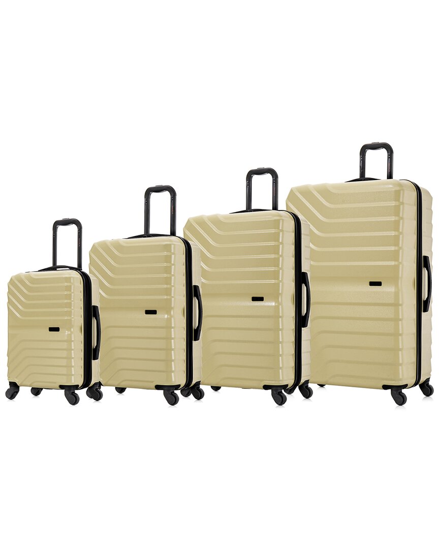 Shop Inusa Aurum Lightweight Expandable Hardside Spinner 4pc Luggage Set