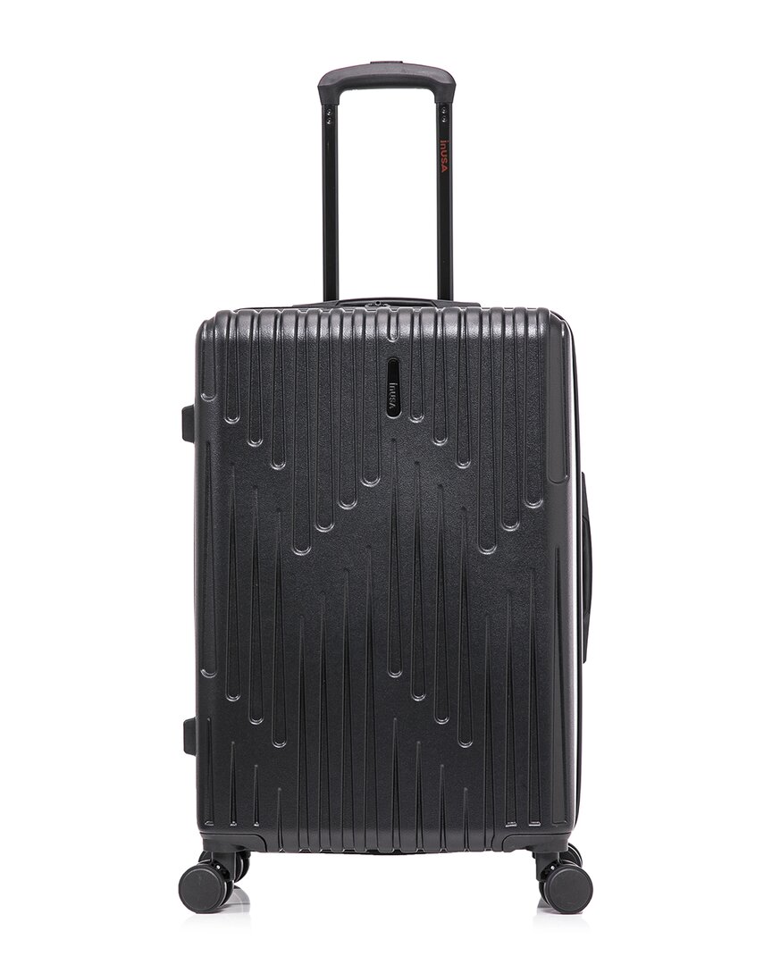 Shop Inusa Drip Lightweight Hardside Spinner Luggage 24 In Black
