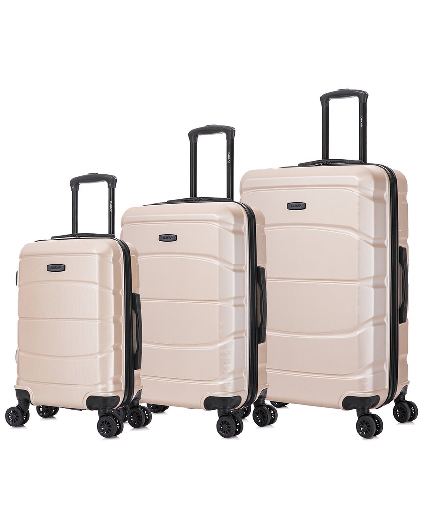 Shop Dukap Sense Lightweight Hardside Spinner 3pc Luggage Set