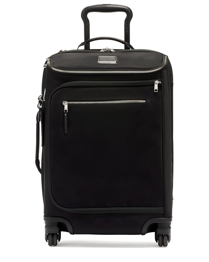 Shop Tumi Voyageur Leger International Nylon & Leather Carry-on In Black