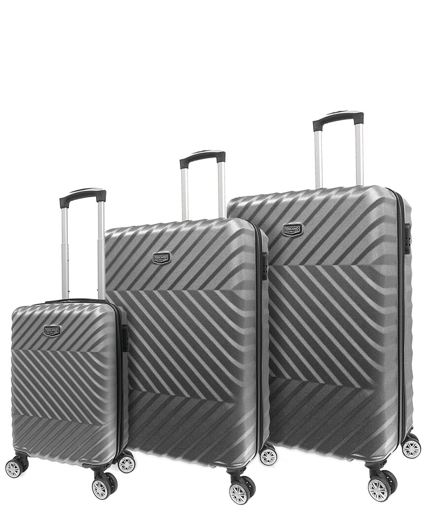 Toscano Imperiale 3pc Luggage Set In Silver