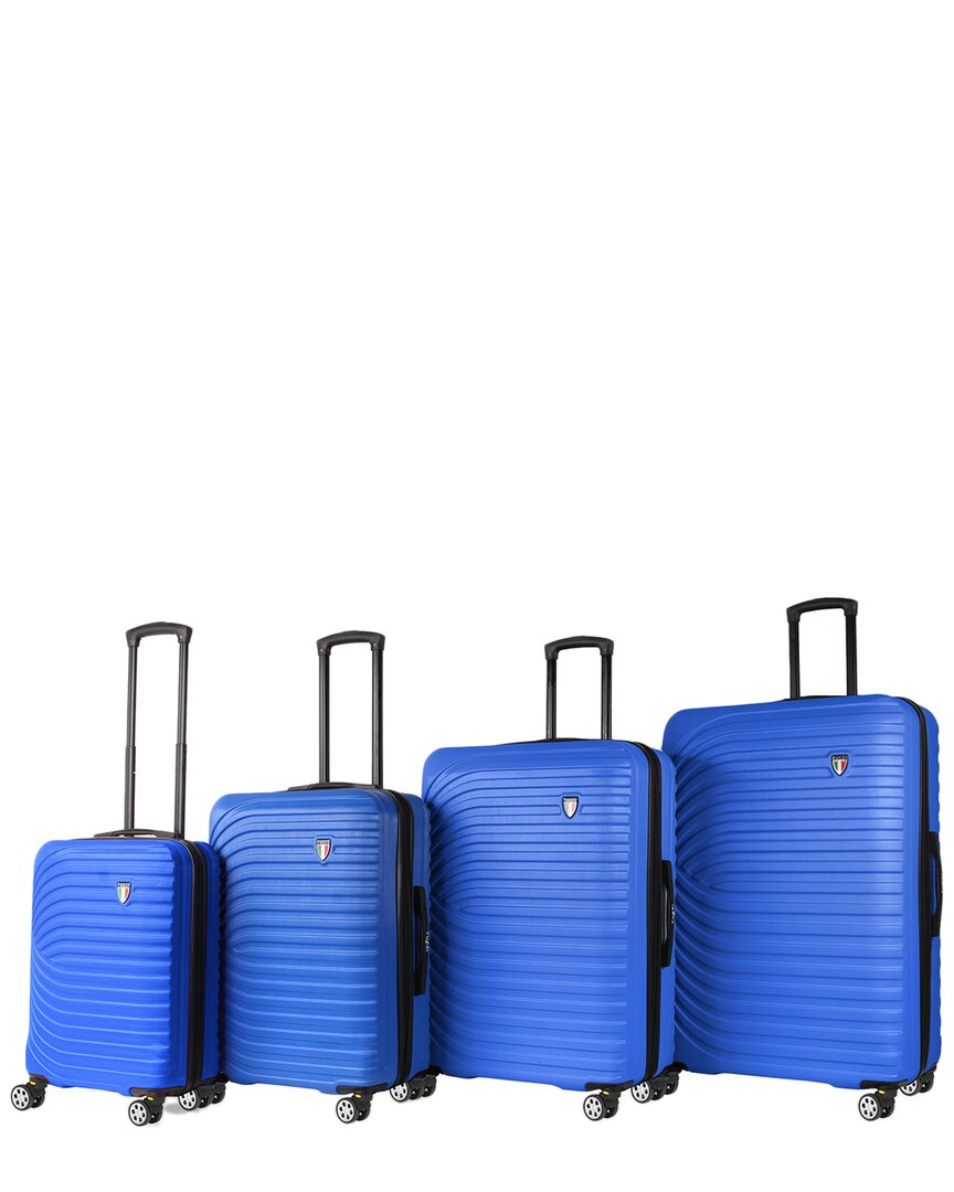 Tucci Mazzafiato 4pc Luggage Set In Blue