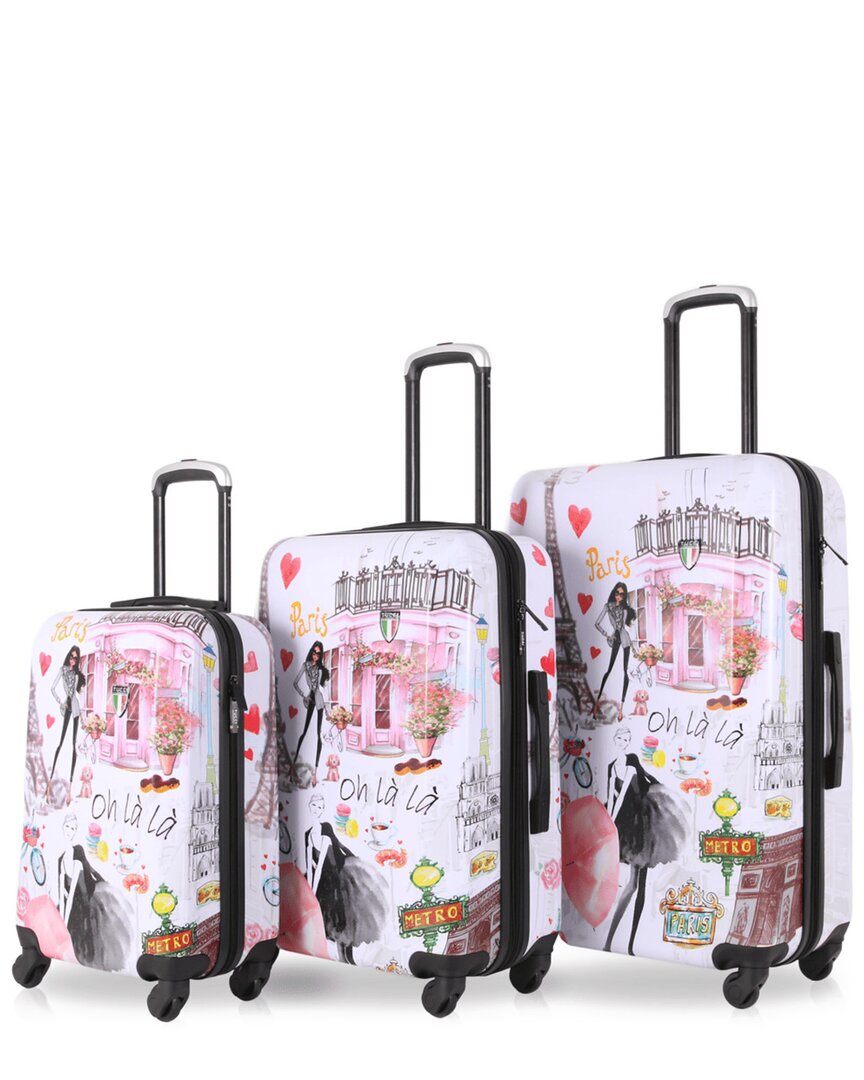 Tucci Paris Love 3pc Luggage Set